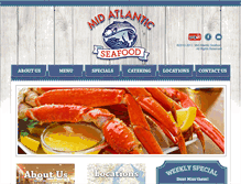 Tablet Screenshot of mid-atlanticseafood.com